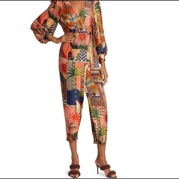 Farm Rio Mystic City Wrap Jumper - Picture 2 of 7